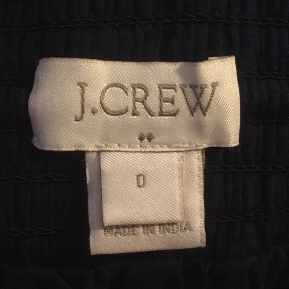 Navy crinkle cotton drawstring shorts w/silver emb - Picture 6 of 8